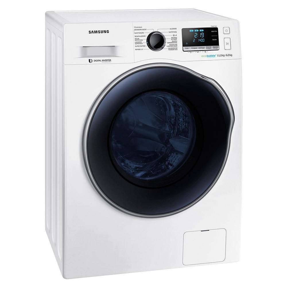 Lava e Seca Samsung WD11J6410AW/AZ 11Kg Ecobubble…